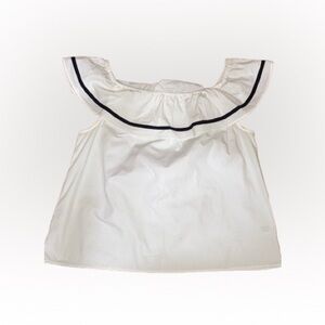 White off the shoulder shirt